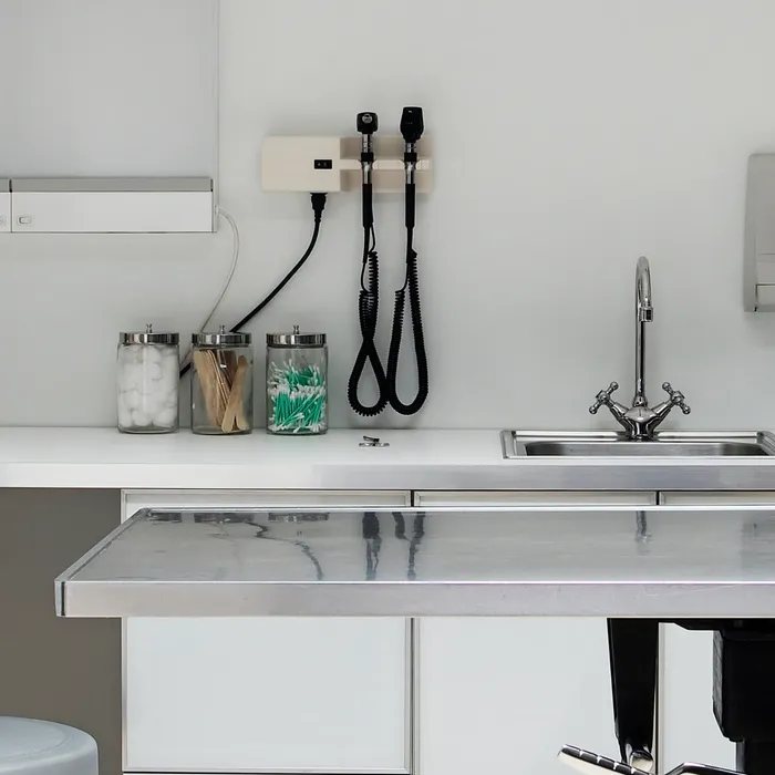 Thoughtfully designed veterinary clinic interior